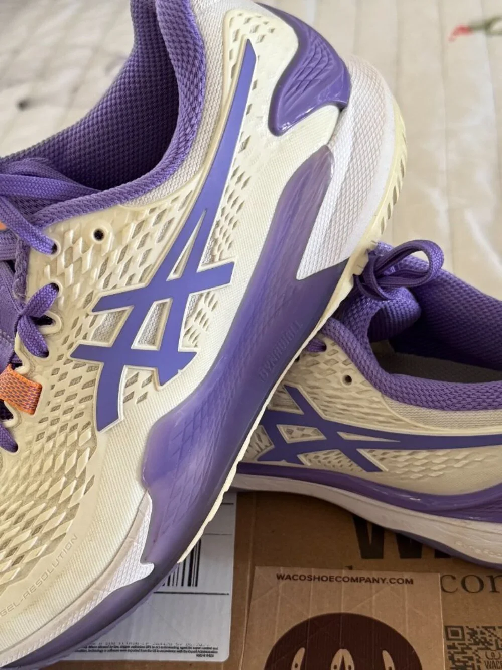 ASICS Tennis Gel-Resolution 9 Size 7.5 WIDE